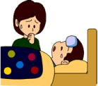 はしかの看病