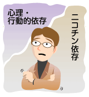 タバコの心理的依存と身体的依存